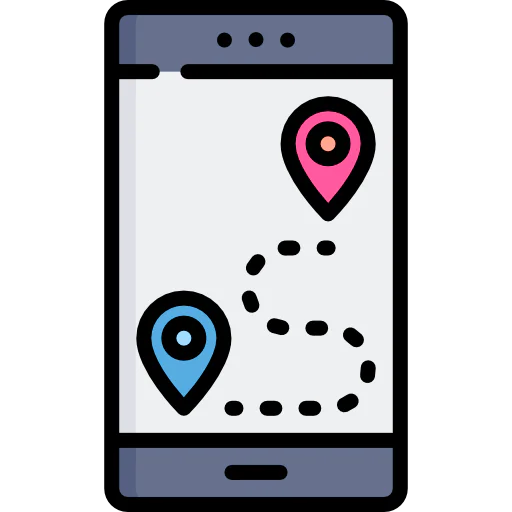 Mobile map icon