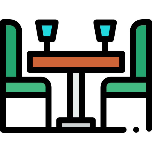 Dinner table icon