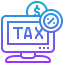 Online tax icon 64x64