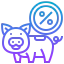Piggy bank icon 64x64