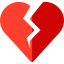 Broken heart icon 64x64