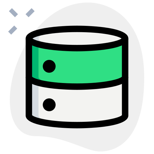 Database storage icon
