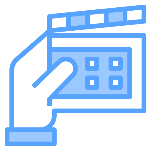 Clapperboard icon