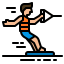 Wakeboarding icon 64x64