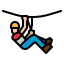 Zip line icon 64x64