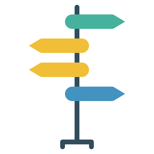 Guidepost icon