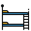 Bunk bed 图标 64x64