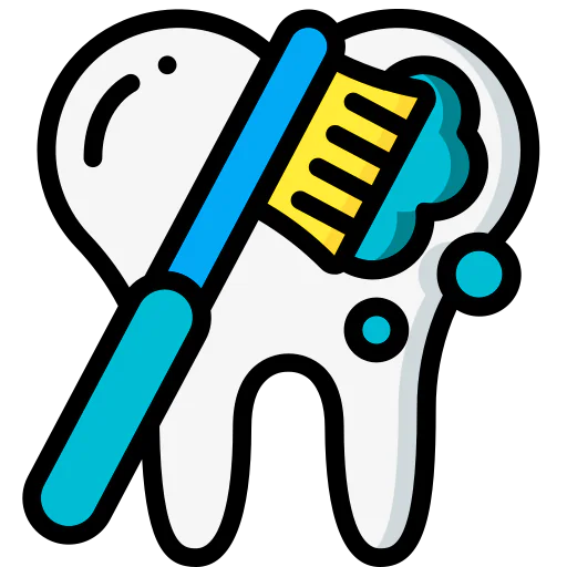 Teeth brush icon