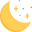 Half moon icon 64x64