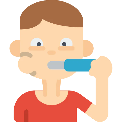 Brushing teeth icon