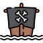 Pirate ship icon 64x64
