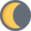 Half moon icon 64x64