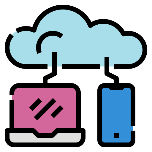 Cloud computing icon