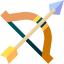Bow and arrow ícono 64x64