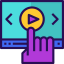 Video player icon 64x64