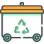 Recycling bin biểu tượng 64x64