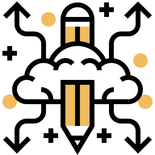 Design thinking icon