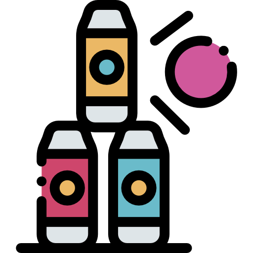 Bottle throw icon