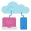Cloud computing icon 64x64