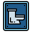 Toilet icon 64x64
