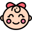 Baby girl icon 64x64