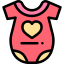Baby clothes icon 64x64