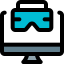Desktop computer icon 64x64