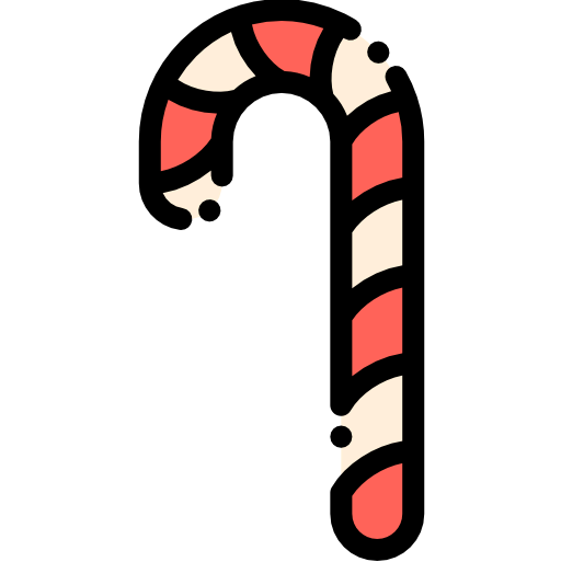 Candy cane icon