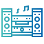 Music and multimedia icon 64x64