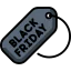 Black friday icon 64x64