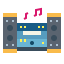 Music and multimedia icon 64x64