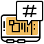 Hashtag Symbol 64x64