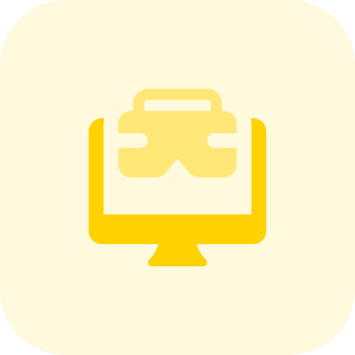 Desktop computer icon