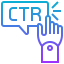 Click through rate Symbol 64x64