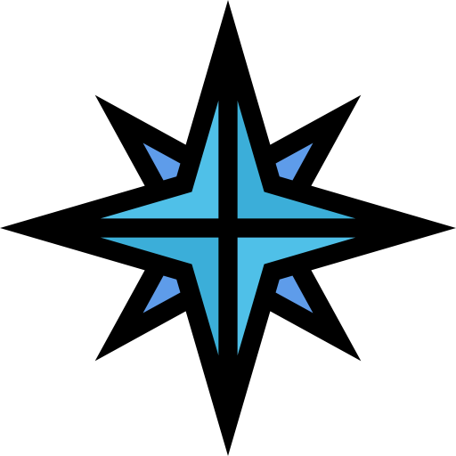 Wind rose icon