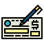 Cheque icon 64x64
