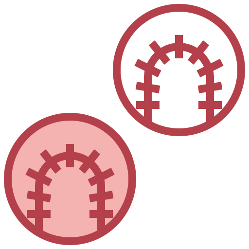 Baseball ball icon