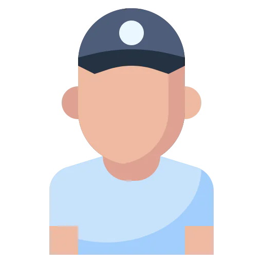 Baseball player icon