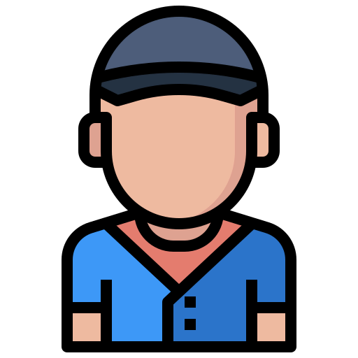 Baseball player icon