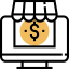 Online shop icon 64x64