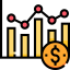 Bar chart icon 64x64