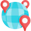 Earth grid icon 64x64
