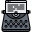 Typewriter ícono 64x64