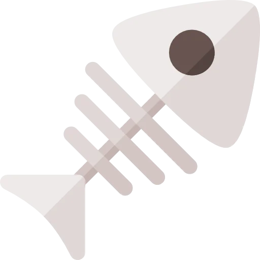 Fish bone icon