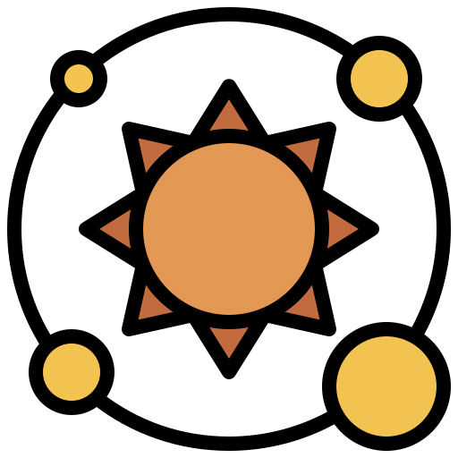 Solar system icon