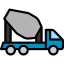 Concrete mixer icon 64x64