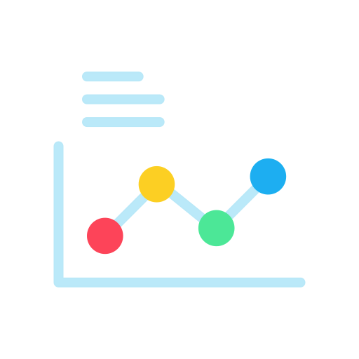 Line chart icon