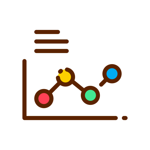 Line chart icon