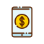 Mobile payment icon 64x64