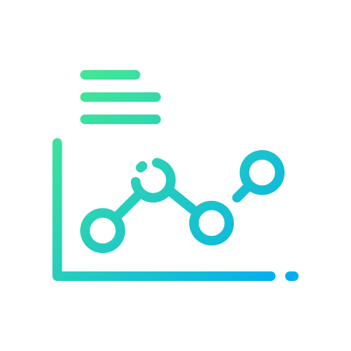 Line chart icon